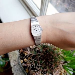 Vintage Lanco Dainty Classic Silver Watch